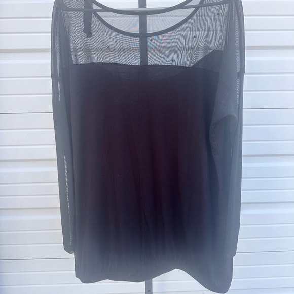 Lane Bryant Black Blouse with Embellished Details size 14/16 - Picture 7 of 10